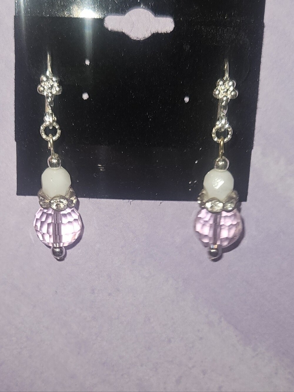 Handmade Upcycled Beaded Leverback Earrings